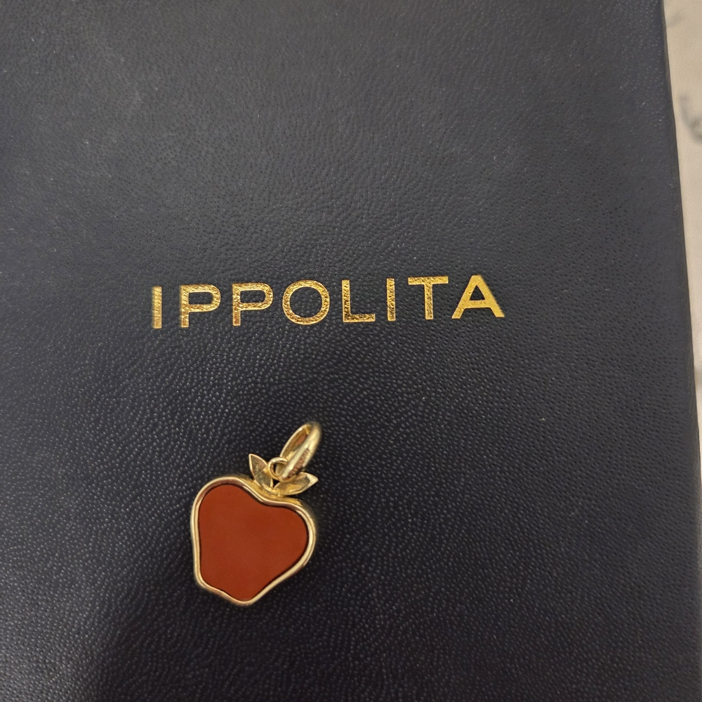 Ippolita Gold and Orange Apple Pendant